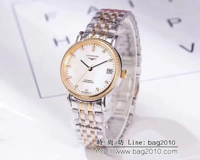 LONGINES浪琴 經典博雅系列 女士機械腕表 WSS0586